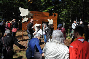 Inauguration de la stèle le 28/08/2014